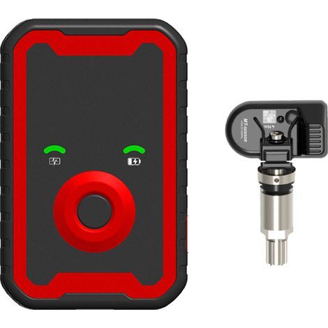 Programmable tire pressure sensor, multi-protocol TPMS tire pressure sensor, suitable for various models, 433 MHz + 315 MHz, programmable via mobile phone (1/5)