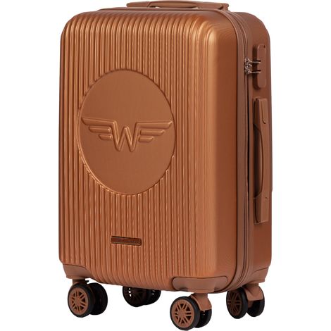 Maleta de cabina Wings Swallow 3.0 MARRÓN de 20 pulgadas