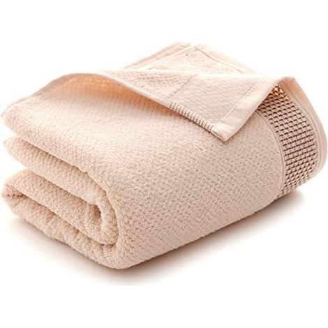 dickes Badetuch aus 100 Baumwolle 70 x 140 cm einfarbig