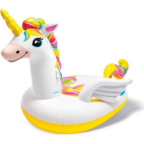 calvacabile gonfiabile intex "unicorno grande" in vinile 251x163x145 cm (1/10)