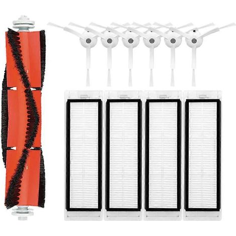 Accessoires pour Xiaomi Mi 1S SDJQR01RR SDJQR02RR SDJQR03RR Roborock E2 E3 E4 E5 S4 S5 S50 S6 Max : filtre brosse principal latéral (1/5)