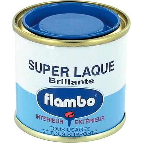 Peinture Super Laque Brillante FLAMBO, 50 ml BLANC CASSE (RAL )