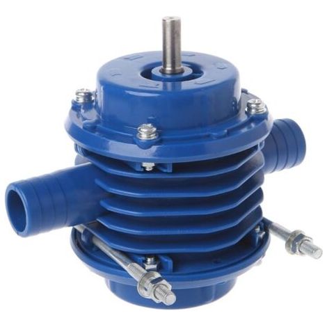 Sollbry Pompe à eau pour perceuse - 2400 l/h - 2000-3000 tr/min - Utilisation de l'huile et de l'eau - Bleu (1/5)