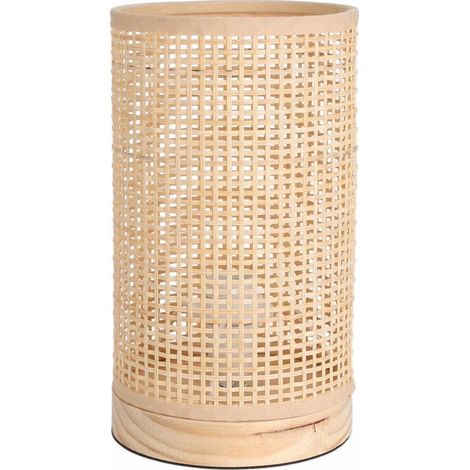 Home-Styling-Collection Lampada da tavolo moderna beige 13x13x23 cm (1/2)