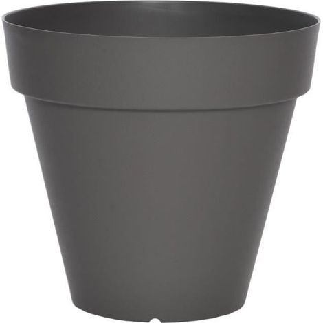 Riviera Soleilla Blumenkübel grau glitzernd 25 Liter (1/5)