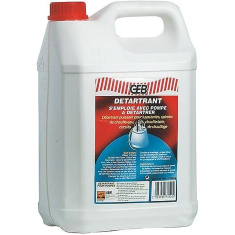 DETARTRANT POUR POMPE A DETARTRER 10L 9638