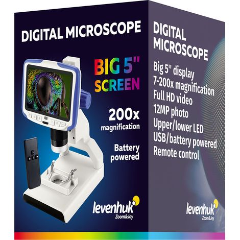 Microscopio digital Levenhuk Rainbow DM500 LCD