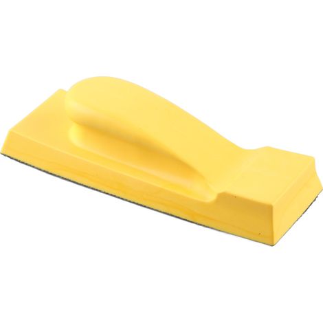 Bloc de ponçage manuel rectangulaire avec patins abrasifs autocollants, outil de polissage pour bois, 198x70 mm (1/5)