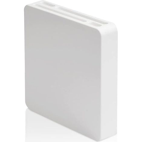 Bloc à couteaux universel avec 4 fentes, porte-couteau mural blanc, organisateur de support de rangement pour couteaux de cuisine, insert de blocs de couteaux auto-adhésifs, amovible pour un nettoyage (1/5)