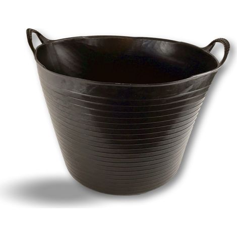 Seau bassine panier souple Récipient multifonction en polyéthylène plastique flexible résistant - Quantité x 1 - Ø45 - 36 litres