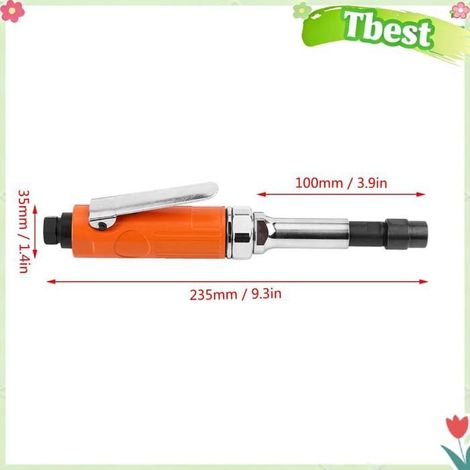 Meuleuse pneumatique - TBEST - Mi-long - Mandrin rapide - Alliage et acier - Compact léger (1/5)