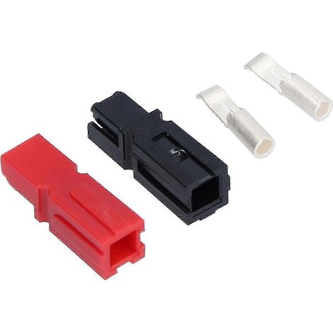 30A 600V Batterieanschluss, 20 Stück, roter und schwarzer Modulstecker, silberfarben, langlebig, robuster elektrischer Stecker (1/5)