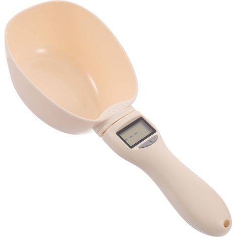 Con display a LED, bilancia da cucina, spatola, dispenser di cibo portatile - cibo per animali, acqua, misurino, cucchiaio, ciotola, 800 g / 0,1 g (1/5)
