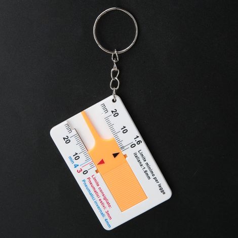 Jauge de profondeur de pneu en plastique de haute précision (0-20 mm) - Outil de mesure