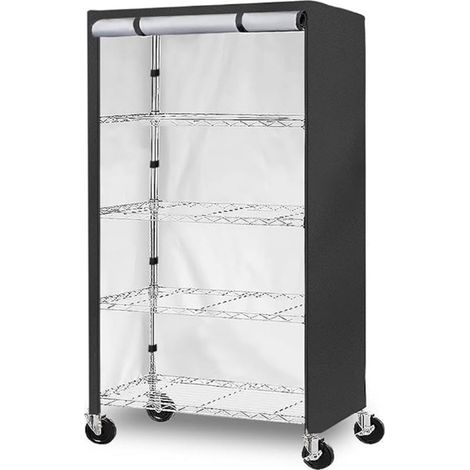 Housse de Protection imperméable et Anti-poussière pour étagère intérieur/extérieur 91,4 x 45,7 x 182,9 cm (1/5)
