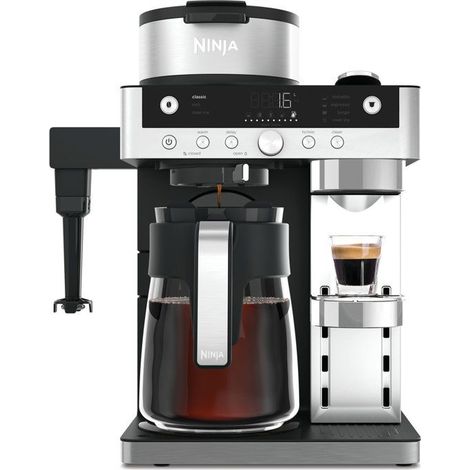 Machine à café Ninja Prestige DualBrew CFN802EU 2-en-1 Noir & Inox 19 bars 1,8 L (1/5)