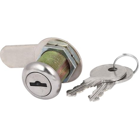 Schubladenschrank Türzylinder Nockenschloss 19 mm x 25 Gewinde mit 2 Schlüsseln (13b70dc3e285fef7fff (1/3)