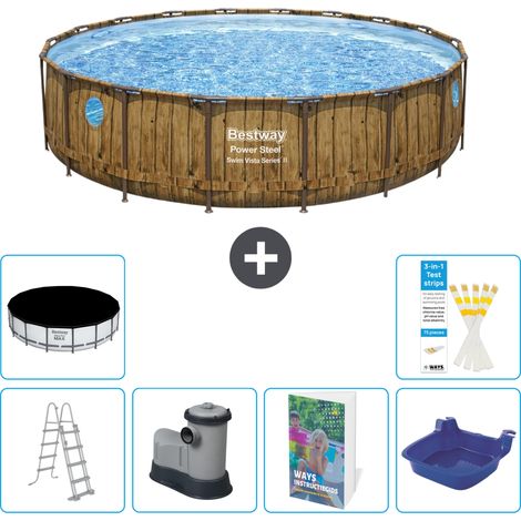 Bestway Bestway Power Steel Ronde - 549x122 cm - 7-pièces  S662