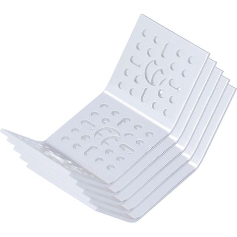 5 Stück 135-Grad-Winkel, Doppelwinkel-Plattenverbinder aus Aluminiumlegierung, Servo-Montagehalterungen (1/5)