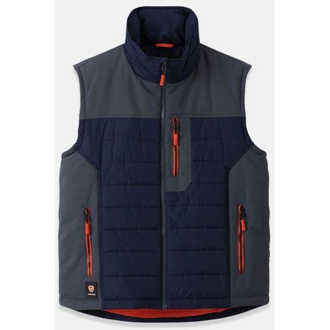 Doudoune Sans Manches Bleu Marine T3xl (1/5)