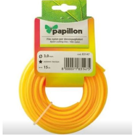 FILO NYLON DECESP.PAPILLON TONDO 4,0MMX 15MT - CF. BLISTER