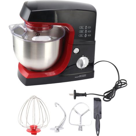 Batteur électrique sur socle 1000W multifonction 220V grande capacité 5L 8 vitesses pétrin mixeur pâte pour usage quotidien (1/5)