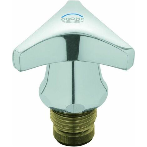 GROHE Oberteil mit Trecorn Griff Markierung blau 1/2'' chrom (1/3)
