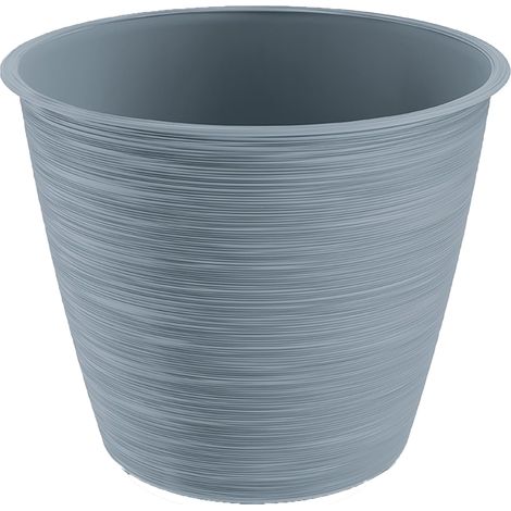 Maceta FURU 5,1L., dimensiones (mm) 235x235x207, color Gris claro