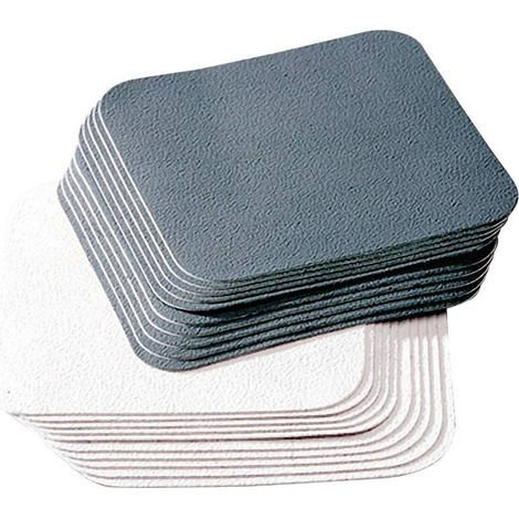 [GEBRAUCHT] B-Ware Coba Antirutschklebeband Anti Rutsch Aufkleber Grau Boden Sicherheit 10 Stück (1/2)