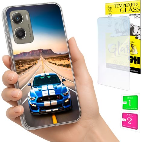 Funda para Motorola Moto G06 / G06 Power, carcasa trasera + cristal (1/5)