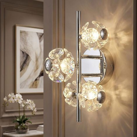 Globo - applique murale - VIRINA - chrome - verre - LED - (1/5)