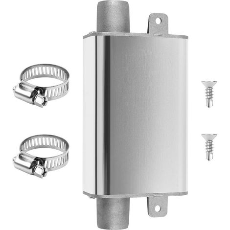Silencieux d'échappement de 24 mm, silencieux de tuyau d'échappement argenté, système d'échappement de chauffage diesel de voiture pour chauffage de stationnement à air Ebers-pacher We-bas-to (1/5)
