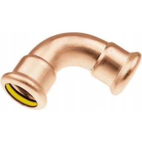Coude À Gaz Pressé - Cuivre - 15 mm - Pour Réseaux De Chauffage Et De Gaz - 1 Pièce (1/2)