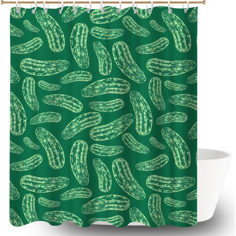 Rideau de douche imperméable en polyester 180x180 moderne bâche polyester douche pour jeune couple emménageant (1/5)