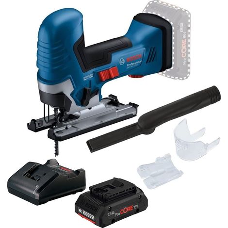 Bosch 18v GST 18V-125 S Cordless Brushless Jigsaw 06015B2001 + 1 x 4Ah Pro Core