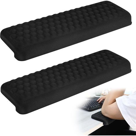 Set aus 2 ergonomischen L-förmigen Kissen, 30 x 10 cm, aus Memory-Schaum für Handgelenke, Unterarme und Handgelenke, Unterstützung für Zuhause und Büro (1/5)