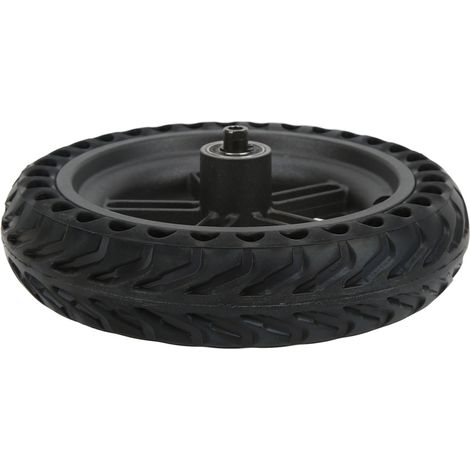 Roue arrière complète pour trottinette électrique Xiaomi M365/1S/LITE : pneu plein 8,5 pouces, moyeu et disque de frein 110 mm. (1/5)
