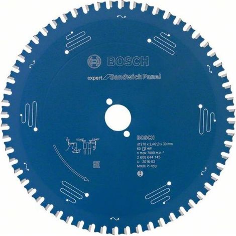 Bosch Expert para Panel Sandwich Hoja de sierra 270 mm 60 dientes (1/4)