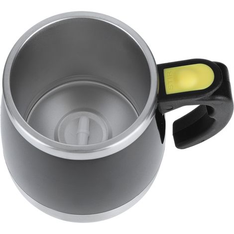 Automatischer Mischbecher aus Edelstahl, tragbarer elektrischer Selbstrührbecher für Milch und Kaffee, für Zuhause und Büro (1/5)