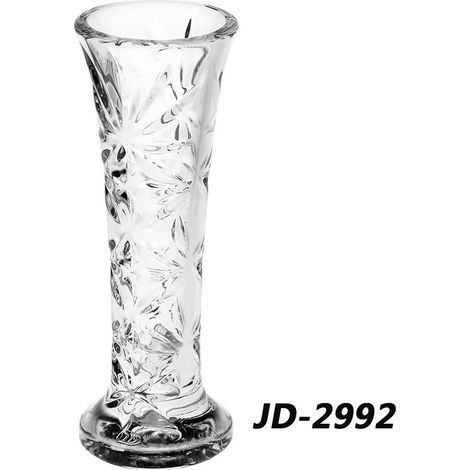Vase En Plastique Transparent - Design Cristal Imité Pour Décoration Intérieure Et Événements - 4 Modèles Disponibles - Lot De 1 (1/5)