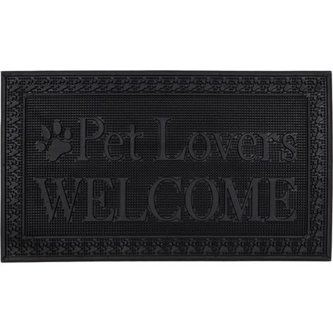 Fauna Lovers Scraper Rubber Pin Doormat, 40x70cm