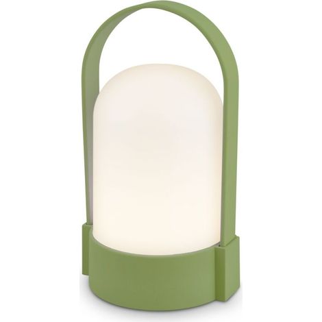 LED Tischlampe mit Akku – kabellose Tischleuchte, dimmbar, Touch-Bedienung – für Terrasse & Garten – Warmweiß (1/5)