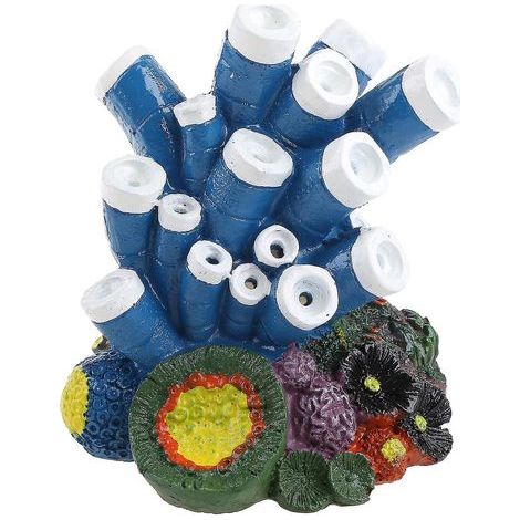 Plantes coralliennes artificielles, faux coraux décoratifs pour aquarium, maison à poissons colorée (1/4)