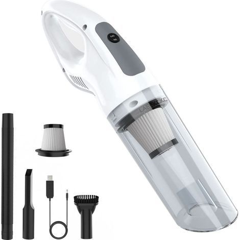 Aspirateur portatif sans fil à batterie, aspirateur de voiture portable de 12 000 Pa (1/5)