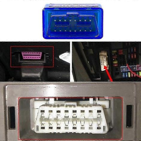 Scanner OBD2 ELM327 Bluetooth V2.1 pour Peugeot 206, 207, 307, 2008, 208, 308 et 5008. Testeur de diagnostic automobile ELM327.