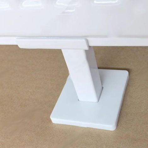 Andyou – Adjustable Steel Radiator Brackets – Height 14-21 cm – Enhanced Stability with Anchors – Elegant and Smooth Finish (1/5)