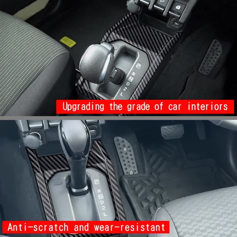 color: Carbon fiber texture Material: ABS Applicable to 25 Suzuki Jimny Nomade models. (1/4)