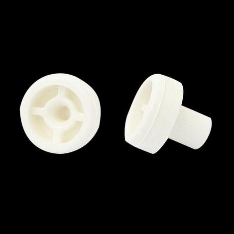 HERRAJES ALK distanciador guia 7mm nylon blanco , 0UNIDADES (1/2)