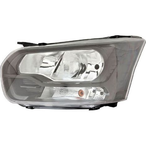 Phare avant gauche H7/H15 noir Ford Transit MK8 phase 1 2014-2019