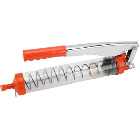 Pistolet à graisse haute pression 12 000 PSI, distributeur de graisse industriel 600 cm³, pistolet à graisse manuel transparent (1/5)